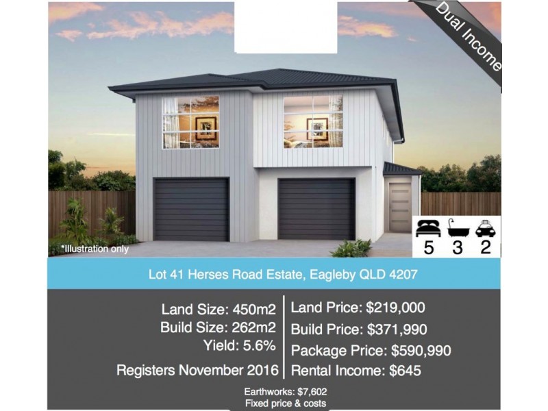 Lot 41 HERSES ROAD, Eagleby QLD 4207