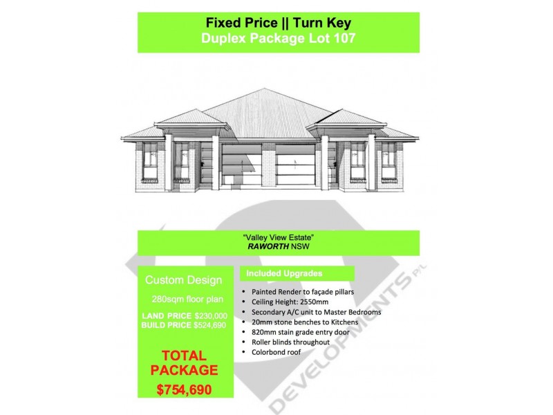 Lot 107 Valley View,  Raworth, Newcastle NSW 2300