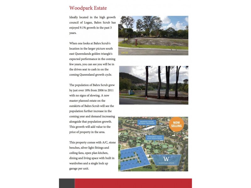 LOT 10 Woodpark Estate, Bahrs Scrub QLD 4207