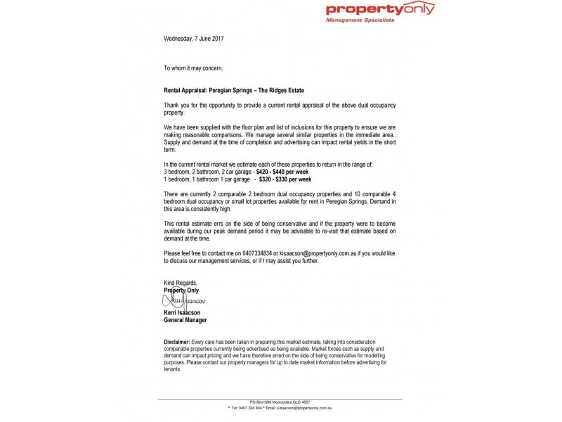 Lot 7221 Ridges Estate DUAL LIVING, Peregian Springs QLD 4573