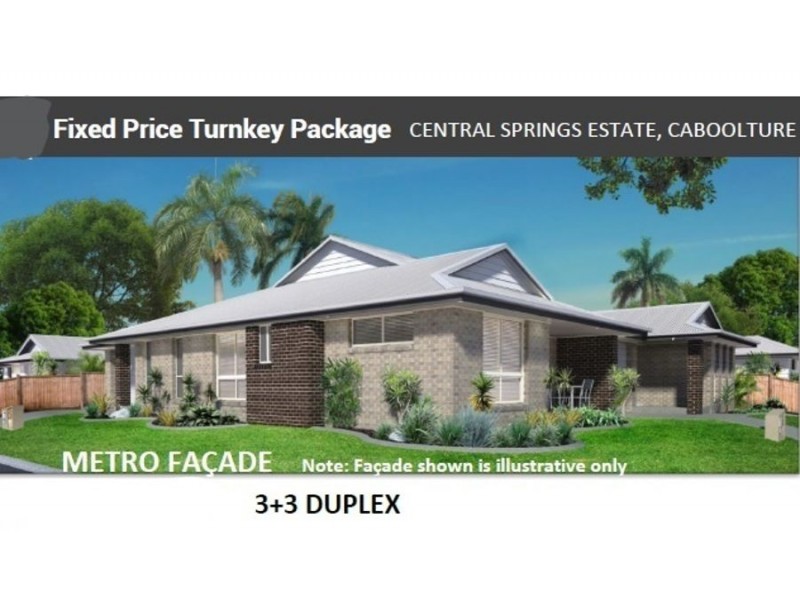 Central Springs CORNER DUPLEX, Caboolture QLD 4510