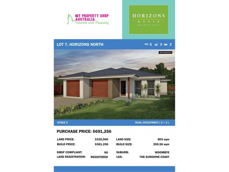 Lot 7 Horizions North Estate, Woombye QLD 4559