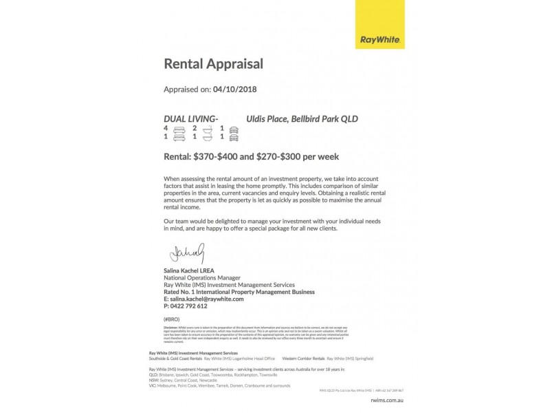 Bellbird Park QLD 4300