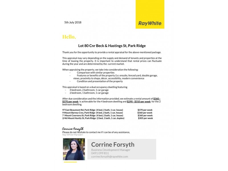 Lot 80 Beck Street, NEVADA, Park Ridge QLD 4125