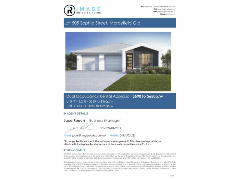 Lot 505 Sophie Street, Morayfield QLD 4506