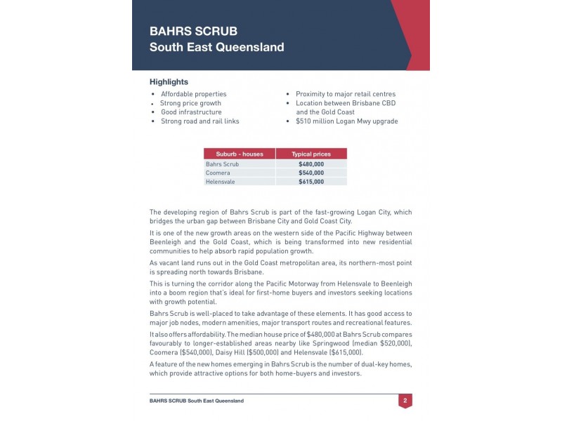 Bahrs Scrub QLD 4207