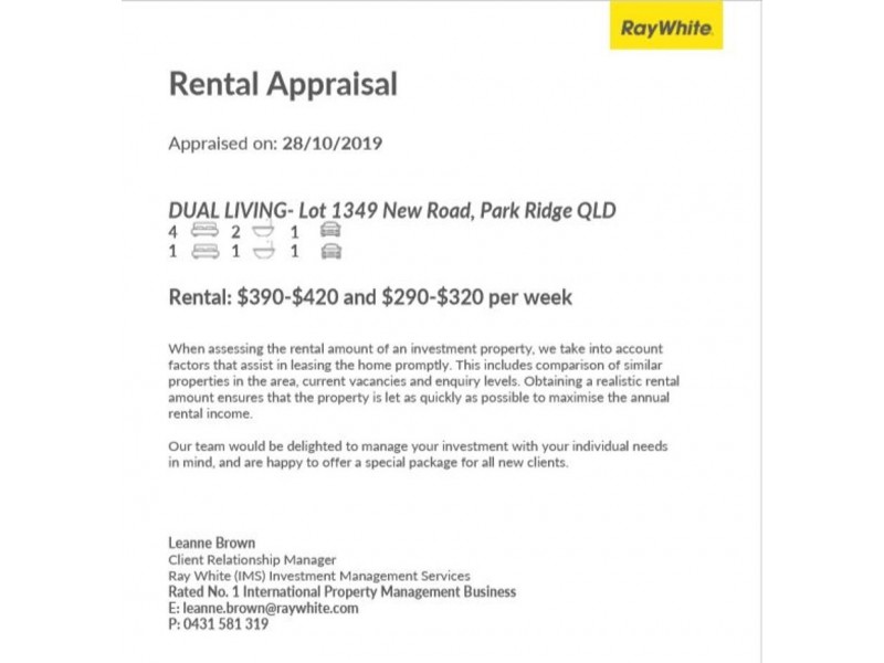 Lot 1349 Infinity Estate, Park Ridge QLD 4125