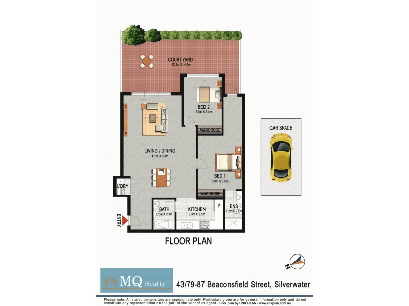43/79-87 Beaconsfield Street, Silverwater NSW 2128 Floorplan
