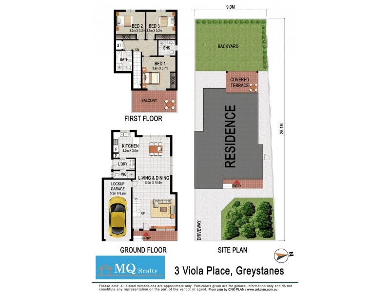 3 Viola Place, Greystanes NSW 2145 Floorplan
