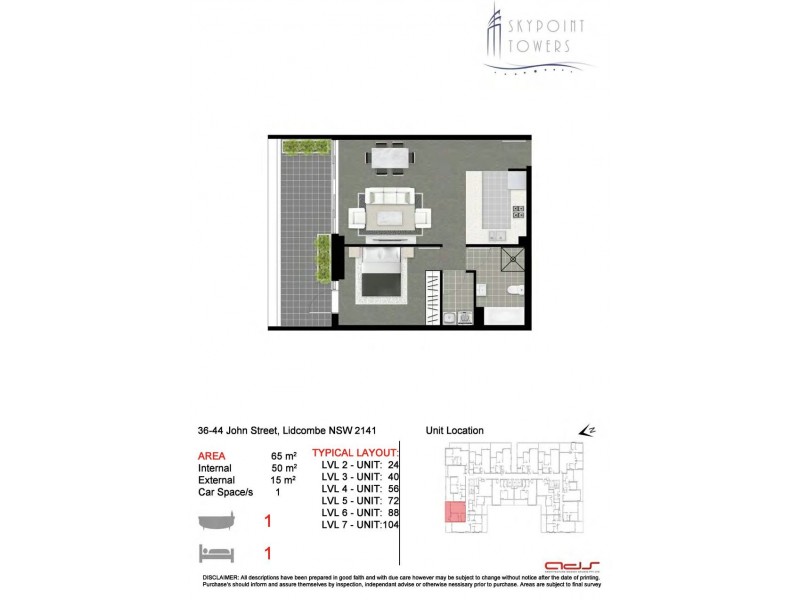 36-44 John Street, Lidcombe NSW 2141 Floorplan