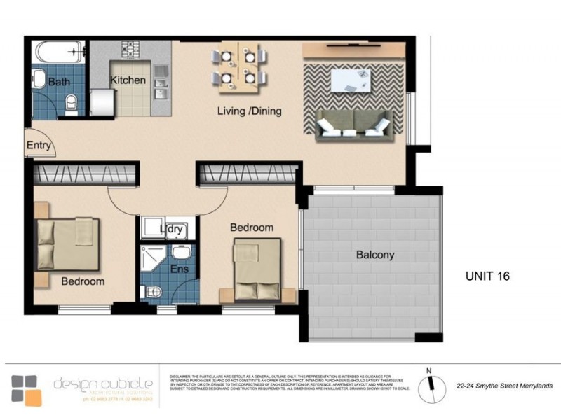 16/22-24 Smythe St, Merrylands NSW 2160 Floorplan