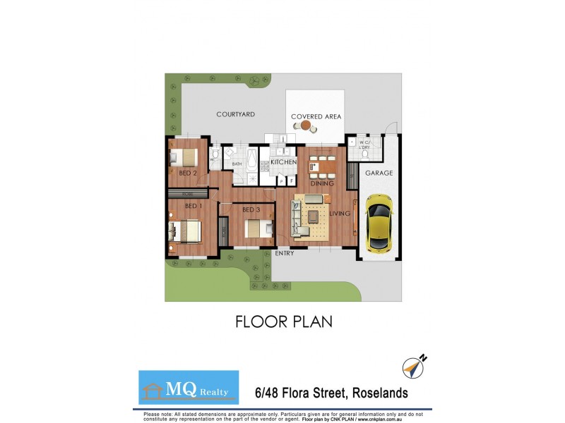 6/48 Flora St, Roselands NSW 2196 Floorplan