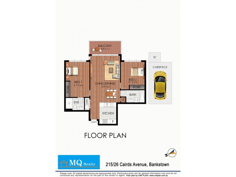 215 26-36 Cairds avenue, Bankstown NSW 2200 Floorplan