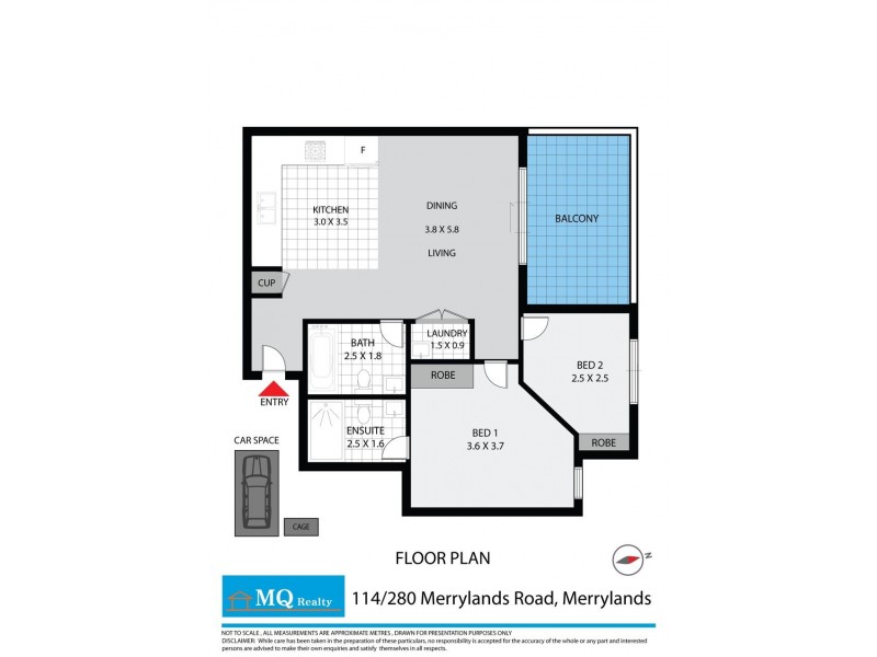 114/280 Merrylands Road, Merrylands NSW 2160 Floorplan