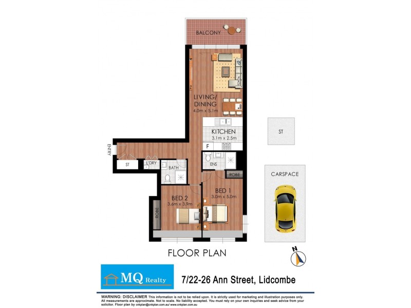 7/22-26 Ann Street, Lidcombe NSW 2141 Floorplan