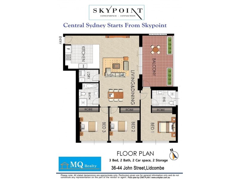 36-44 John St, Lidcombe NSW 2141 Floorplan