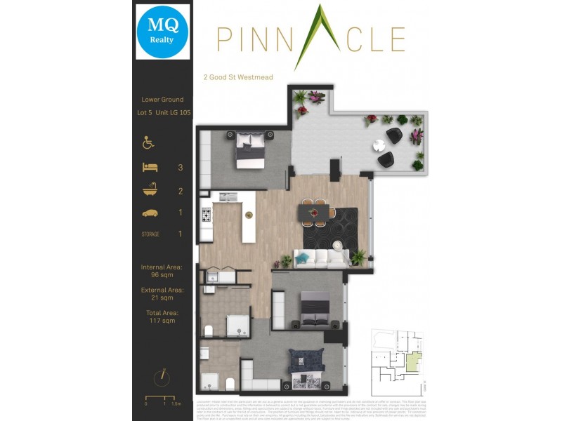 LG05/2 Good Street,, Westmead NSW 2145 Floorplan