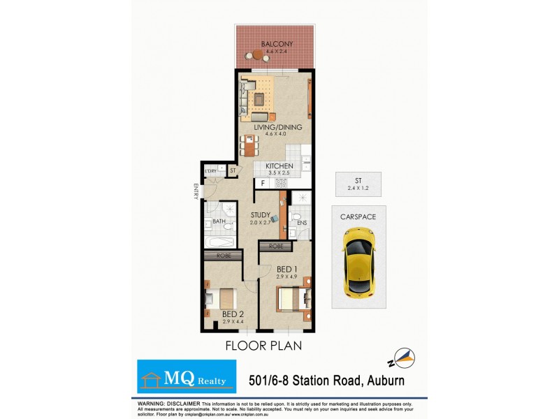 501/6-8 Station Road, Auburn NSW 2144 Floorplan