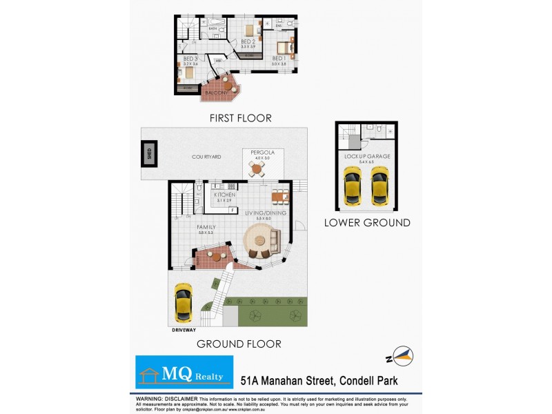 51A Manahan Street, Condell Park NSW 2200 Floorplan