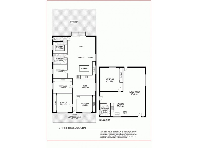 37 Park Rd, Auburn NSW 2144 Floorplan
