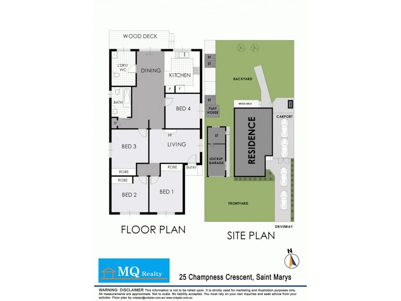 25 Champness Crescent, St Marys NSW 2760 Floorplan