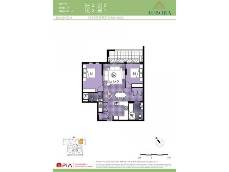 308/12 East Street, Granville NSW 2142 Floorplan