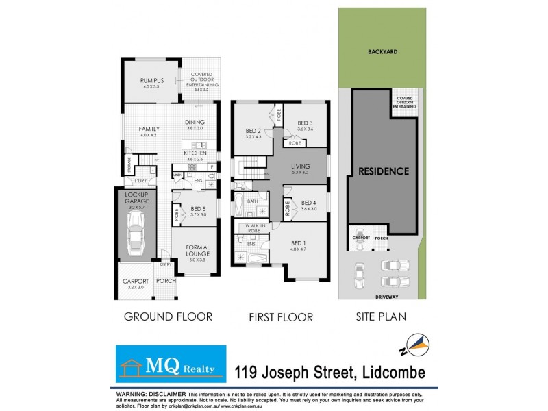 119 Joseph Street, Lidcombe NSW 2141 Floorplan