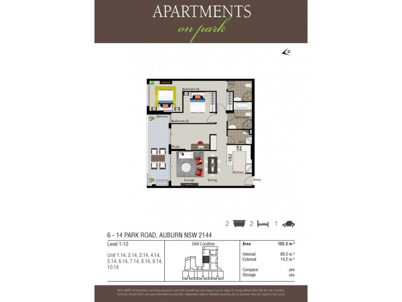 31/6-14 Park Road, Auburn NSW 2144 Floorplan
