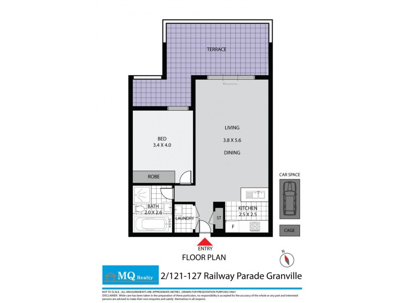 2/121-127 RAILWAY PARADE, Granville NSW 2142 Floorplan