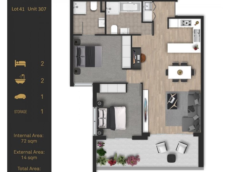 307/2 Good Street, Westmead NSW 2145