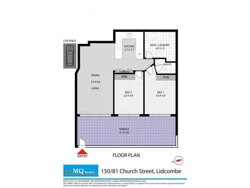 150/81 CHURCH STREET, Lidcombe NSW 2141 Floorplan