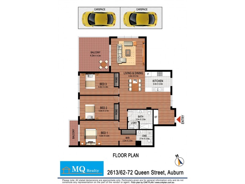 2613/62-72 QUEEN STREET, Auburn NSW 2144 Floorplan