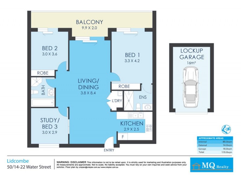 50/14-22 WATER STREET, Lidcombe NSW 2141 Floorplan