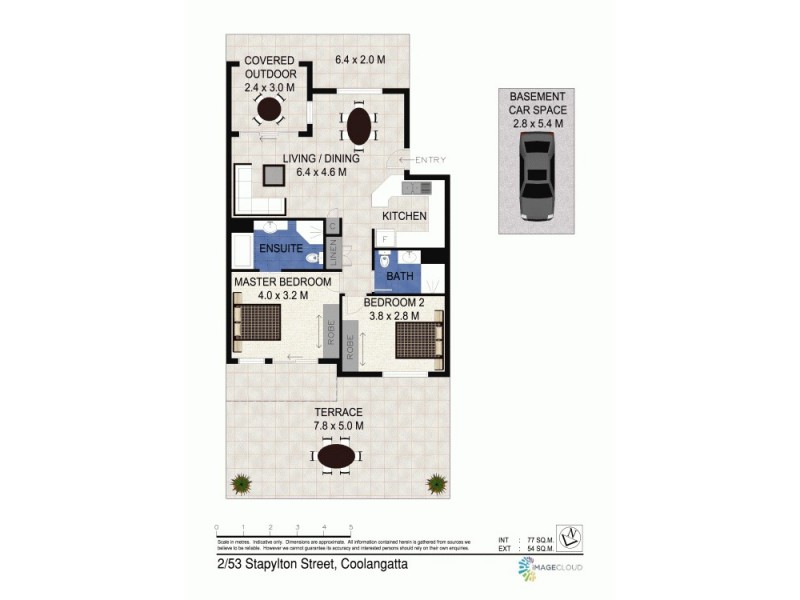 2/53 Stapylton St, Coolangatta QLD 4225 Floorplan