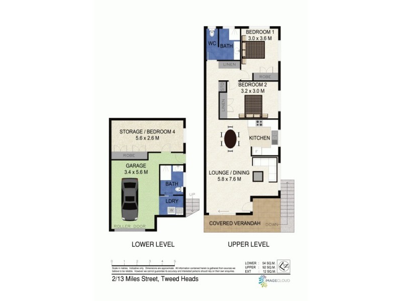 2/13 Miles St, Tweed Heads NSW 2485 Floorplan