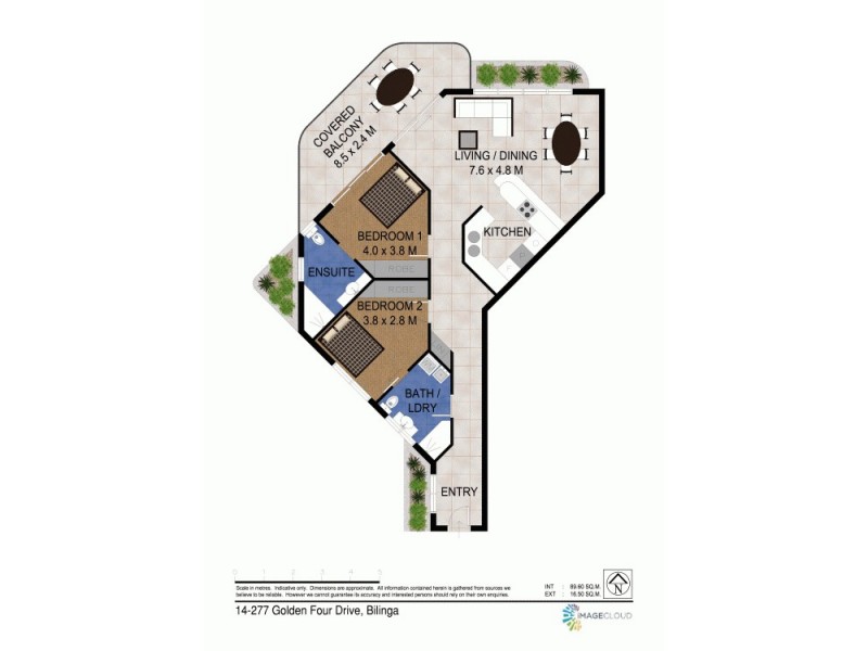 14 277 Golden Four Dve, Bilinga QLD 4225 Floorplan