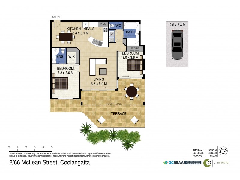 2/66 McLean St, Coolangatta QLD 4225 Floorplan