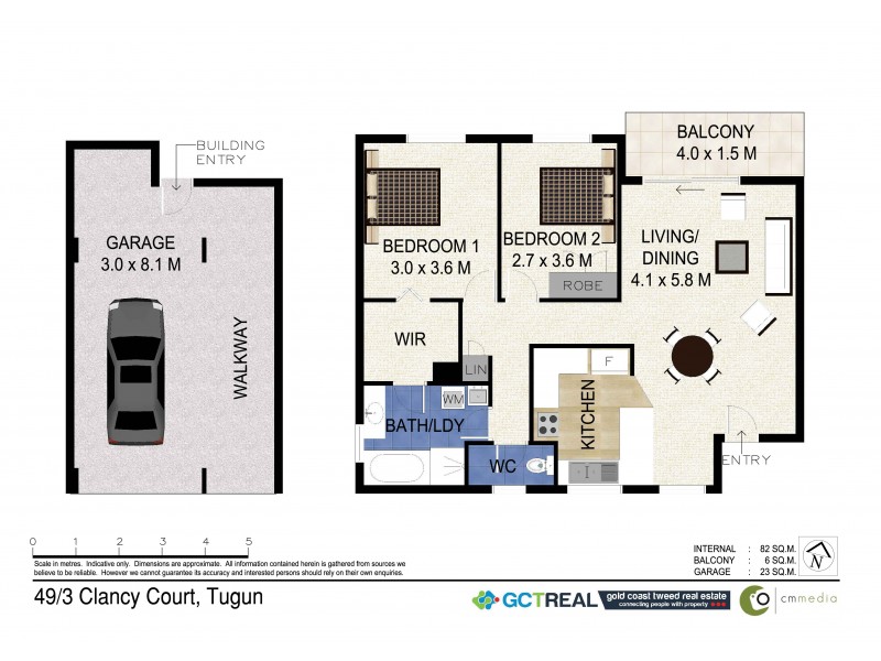 49/3 Clancy Crt, Tugun QLD 4224 Floorplan