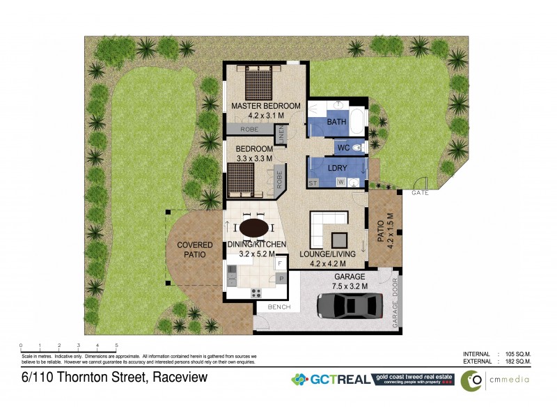 6/110 Thornton St, Ipswich QLD 4305 Floorplan