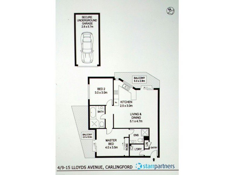 4 / 9-15 Lloyds Avenue, Carlingford NSW 2118 Floorplan