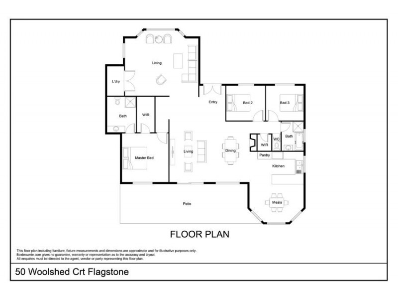 50 Woolshed crt, Jimboomba QLD 4280 Floorplan