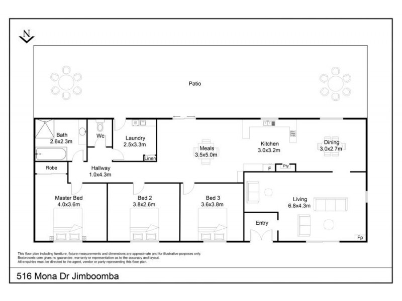 516 Mona Dr, Jimboomba QLD 4280 Floorplan