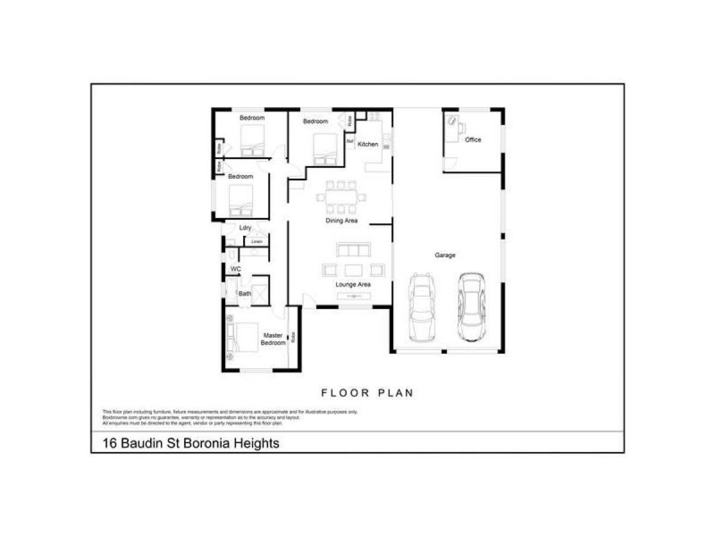 16 Baudin St, Boronia Heights QLD 4124 Floorplan
