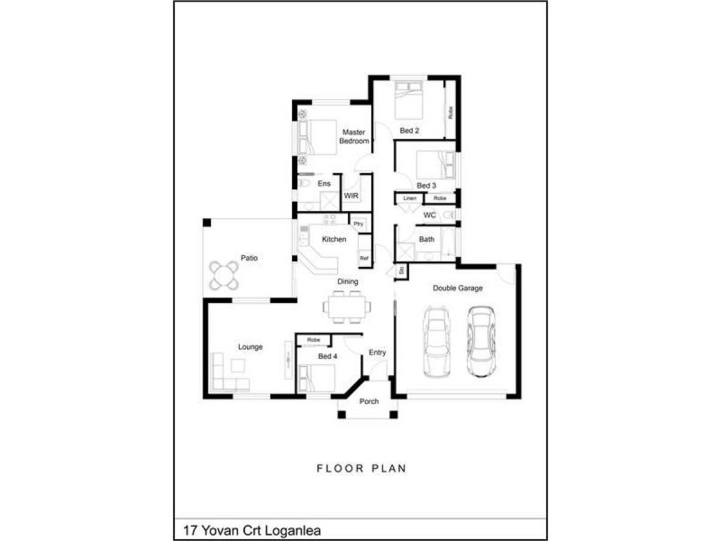 17 Yovan Crt, Loganlea QLD 4131 Floorplan