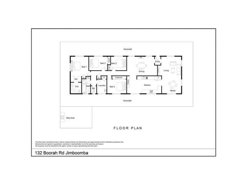 132 Boorah Rd, Jimboomba QLD 4280 Floorplan