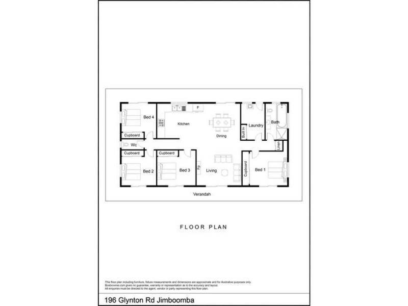 196 Glynton rd, Jimboomba QLD 4280 Floorplan