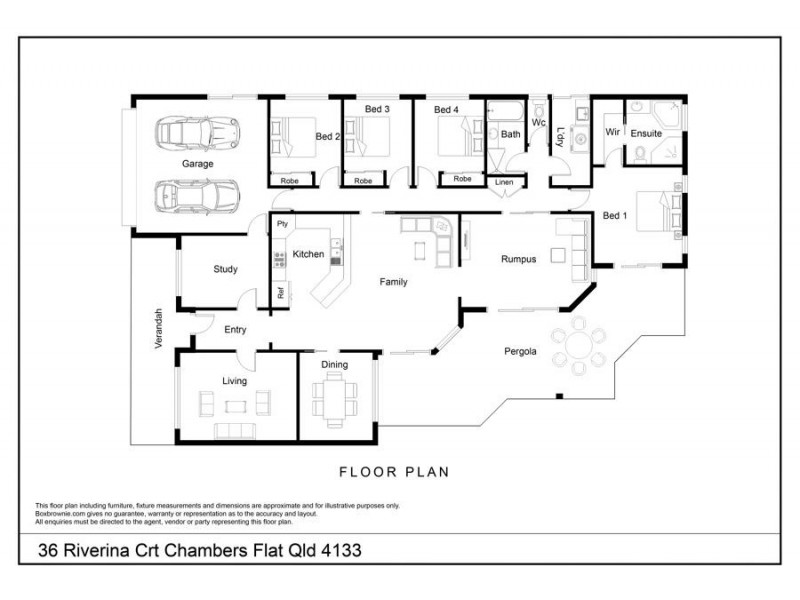 36 Riverina Crt, Chambers Flat QLD 4133 Floorplan