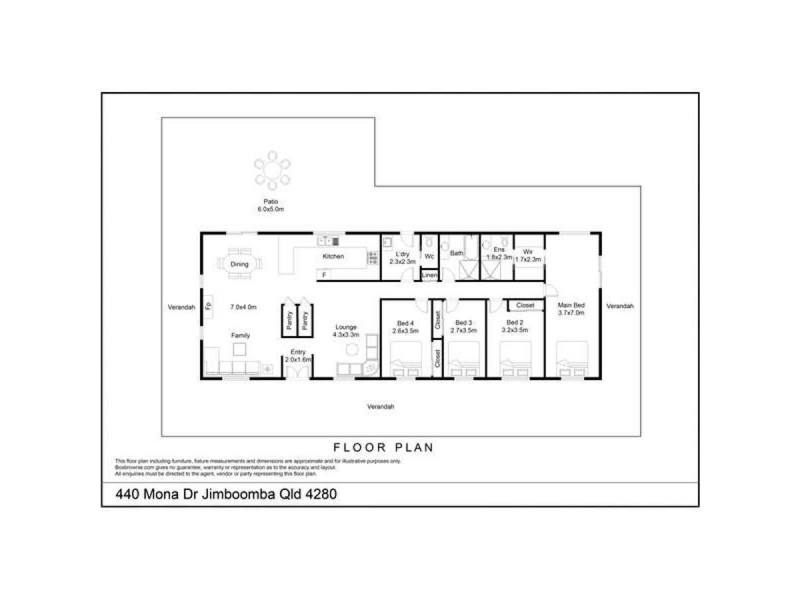 440 Mona Dr, Jimboomba QLD 4280 Floorplan