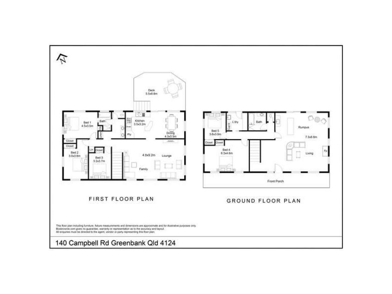 140 Campbell Rd, Greenbank QLD 4124 Floorplan