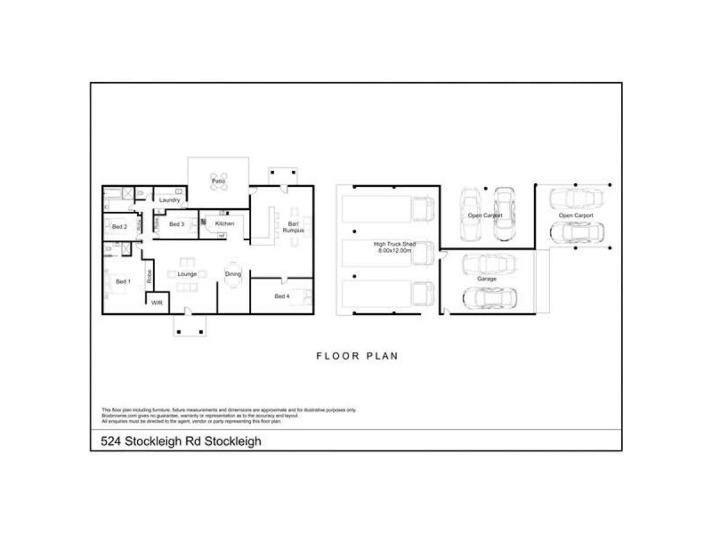 524 Stockleigh rd, Stockleigh QLD 4280 Floorplan